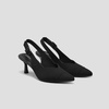 image:imageVIVAIA Addison PointedToe Slingback Sandals For Women Elegant Mid Heels With Arch SupportBlack