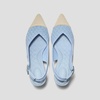 image:imageVIVAIA Addison PointedToe Slingback Sandals For Women Elegant Mid Heels With Arch SupportBlue Apricot Quilt