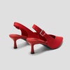 image:imageVIVAIA Addison PointedToe Slingback Sandals For Women Elegant Mid Heels With Arch SupportRuby Red