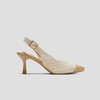 image:imageVIVAIA Addison PointedToe Slingback Sandals For Women Elegant Mid Heels With Arch SupportYellow Apricot