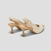 image:imageVIVAIA Addison PointedToe Slingback Sandals For Women Elegant Mid Heels With Arch SupportYellow Apricot