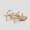 image:imageVIVAIA Alina SquareToe Kitten Heel Strappy SandalsAlmond