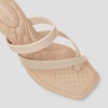 image:imageVIVAIA Alina SquareToe Kitten Heel Strappy SandalsAlmond
