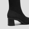 image:imageVIVAIA Amanda Womens Ankle Boots Almond Toe Block Heel Booties Comfortable Water Repellent Walking Boots for Fall Winter Daily OutfitBlack