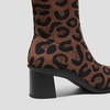 image:imageVIVAIA Amanda Womens Ankle Boots Almond Toe Block Heel Booties Comfortable Water Repellent Walking Boots for Fall Winter Daily OutfitBrown Leopard