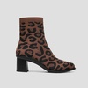 image:imageVIVAIA Amanda Womens Ankle Boots Almond Toe Block Heel Booties Comfortable Water Repellent Walking Boots for Fall Winter Daily OutfitBrown Leopard
