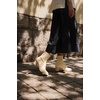 image:imageVIVAIA Amanda Womens Ankle Boots Almond Toe Block Heel Booties Comfortable Water Repellent Walking Boots for Fall Winter Daily OutfitCream