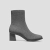 image:imageVIVAIA Amanda Womens Ankle Boots Almond Toe Block Heel Booties Comfortable Water Repellent Walking Boots for Fall Winter Daily OutfitRich Grey