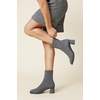 image:imageVIVAIA Amanda Womens Ankle Boots Almond Toe Block Heel Booties Comfortable Water Repellent Walking Boots for Fall Winter Daily OutfitRich Grey