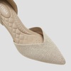 image:imageVIVAIA Arabella Womens PointedToe Ankle Strap Pumps Arch Support Adjustable Strap Mid HeelGolden Almond