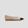 image:imageVIVAIA Aria Walker Womens Pointed Toe Flats Comfortable Lightweight Walking Ballet Flat Casual Slip On Washable ShoeAlmond  Black