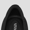 image:imageVIVAIA Audrey Embroidered Loafers RoundToe Smart Casual Comfortable Slip OnBlack  Horsebit