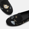 image:imageVIVAIA Audrey Embroidered Loafers RoundToe Smart Casual Comfortable Slip OnBlack  Vintage Element