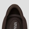image:imageVIVAIA Audrey Embroidered Loafers RoundToe Smart Casual Comfortable Slip OnDark Chocolate
