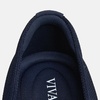image:imageVIVAIA Audrey Embroidered Loafers RoundToe Smart Casual Comfortable Slip OnNavy  Silver Pearl