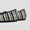 image:imageVIVAIA Audrey Embroidered Loafers RoundToe Smart Casual Comfortable Slip OnNavyIvory Multi Stripedog