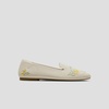 image:imageVIVAIA Audrey Embroidered Loafers RoundToe Smart Casual Comfortable Slip OnPale Apricot  French Floral