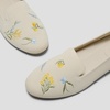 image:imageVIVAIA Audrey Embroidered Loafers RoundToe Smart Casual Comfortable Slip OnPale Apricot  French Floral