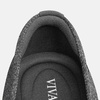 image:imageVIVAIA Audrey Embroidered Loafers RoundToe Smart Casual Comfortable Slip OnRich Grey  Silver British Cat