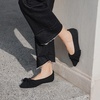 image:imageVIVAIA Azura Womens Flats Pointed Toe Bow Ballet Flat Slip on Comfortable Casual Dress ShoesBlack