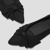 image:imageVIVAIA Azura Womens Flats Pointed Toe Bow Ballet Flat Slip on Comfortable Casual Dress ShoesBlack