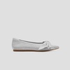 image:imageVIVAIA Azura Womens Flats Pointed Toe Bow Ballet Flat Slip on Comfortable Casual Dress ShoesMetallic Diamond