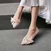 image:imageVIVAIA Azura Womens Flats Pointed Toe Bow Ballet Flat Slip on Comfortable Casual Dress ShoesRose Gold