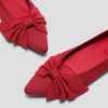 image:imageVIVAIA Azura Womens Flats Pointed Toe Bow Ballet Flat Slip on Comfortable Casual Dress ShoesRuby Red