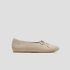 image:imageVIVAIA Camora Womens Bow Flats Round Toe Lace up Elegant Ballet Flats Comfortable Soft Knit Washable ShoesAlmond