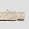 image:imageVIVAIA Carey Square Toe Mesh Flats for Women Breathable RaffiaInspired Knit Walking Ballet Shoes with Collapsible Heel Lightweight Travel Summer SneakerinasCream