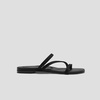 image:imageVIVAIA Carla Womens RoundToe Flat Sandals Comfortable Cushioned SlipOn Slides for SummerBlack Rustic Cable