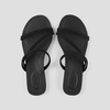 image:imageVIVAIA Carla Womens RoundToe Flat Sandals Comfortable Cushioned SlipOn Slides for SummerBlack Rustic Cable