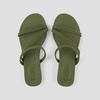 image:imageVIVAIA Carla Womens RoundToe Flat Sandals Comfortable Cushioned SlipOn Slides for SummerOlive Drab Rustic Cable