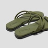 image:imageVIVAIA Carla Womens RoundToe Flat Sandals Comfortable Cushioned SlipOn Slides for SummerOlive Drab Rustic Cable
