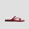 image:imageVIVAIA Carla Womens RoundToe Flat Sandals Comfortable Cushioned SlipOn Slides for SummerRuby Red Rustic Cable