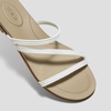 image:imageVIVAIA Carla Womens RoundToe Flat Sandals Comfortable Cushioned SlipOn Slides for SummerWhite  Nude Peach Rustic Cable