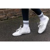 image:imageVIVAIA Carol Womens Square Toe Jogger Sneakerina Comfortable Satin Fahion Ballet Sneakers BarefootLike Non Slip Walking Shoes for Daily DressGrey Silver