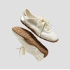 image:imageVIVAIA Carol Womens Square Toe Jogger Sneakerina Comfortable Satin Fahion Ballet Sneakers BarefootLike Non Slip Walking Shoes for Daily DressLight Gold