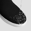 image:imageVIVAIA Casey Womens High Top Sneakers Round Toe Side Zipper Hidden Wedge Breathable WaterRepellent Fashion SneakersBlack