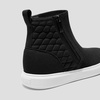 image:imageVIVAIA Casey Womens High Top Sneakers Round Toe Side Zipper Hidden Wedge Breathable WaterRepellent Fashion SneakersBlack