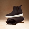 image:imageVIVAIA Casey Womens High Top Sneakers Round Toe Side Zipper Hidden Wedge Breathable WaterRepellent Fashion SneakersDark Chocolate