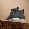 image:imageVIVAIA Casey Womens High Top Sneakers Round Toe Side Zipper Hidden Wedge Breathable WaterRepellent Fashion SneakersRich Grey