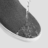 image:imageVIVAIA Casey Womens High Top Sneakers Round Toe Side Zipper Hidden Wedge Breathable WaterRepellent Fashion SneakersRich Grey