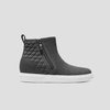 image:imageVIVAIA Casey Womens High Top Sneakers Round Toe Side Zipper Hidden Wedge Breathable WaterRepellent Fashion SneakersRich Grey