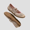 image:imageVIVAIA Cecily Womens Square Toe Mesh Mary Jane Flats Breathable Lightweight Flat Shoes with Removable Charms Flexible AntiSlip Bubble Rubber Sole for Daily amp TravelAlmond Mesh