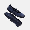 image:imageVIVAIA Cecily Womens Square Toe Mesh Mary Jane Flats Breathable Lightweight Flat Shoes with Removable Charms Flexible AntiSlip Bubble Rubber Sole for Daily amp TravelNavy
