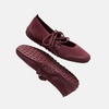 image:imageVIVAIA Cecily Womens Square Toe Mesh Mary Jane Flats Breathable Lightweight Flat Shoes with Removable Charms Flexible AntiSlip Bubble Rubber Sole for Daily amp TravelBurnt Russet