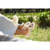 image:imageVIVAIA Ciara Womens Sneakerinas Square Toe Organza Ballet Flat Sneaker Comfortable Soft Elegant BarefootLike Flats ShoesCream French Floral