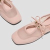 image:imageVIVAIA Ciara Womens Sneakerinas Square Toe Organza Ballet Flat Sneaker Comfortable Soft Elegant BarefootLike Flats ShoesPeach Blush
