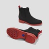 image:imageVIVAIA Clara Womens Ankle Boots Comfortable Square Toe Chelsea Boots Water Resistant Walking Booties for Fall Winter DressBlackruby Red